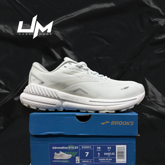 Brooks Adrenaline GTS 23 White Silver