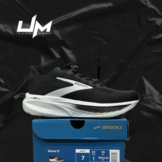 Brooks Ghost 17 Black White