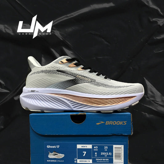 Brooks Ghost 17 White Rose Gold