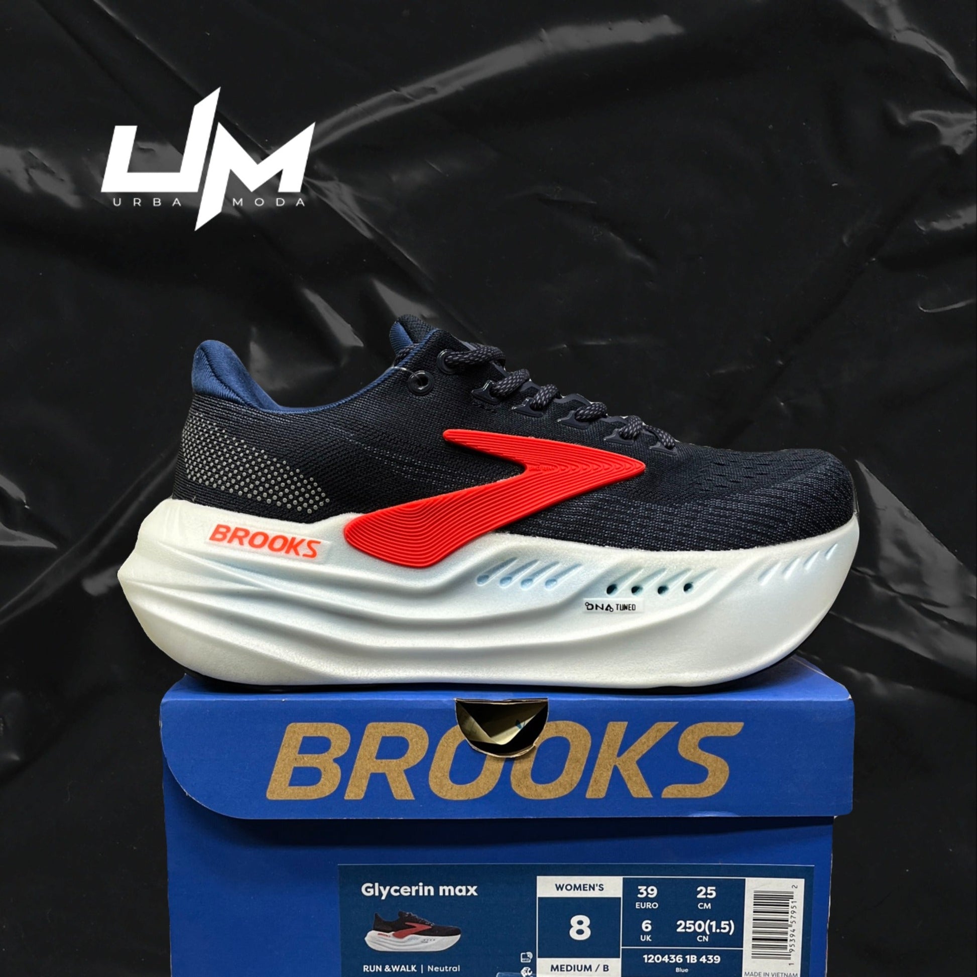 Brooks Glycerin Max Navy White Red