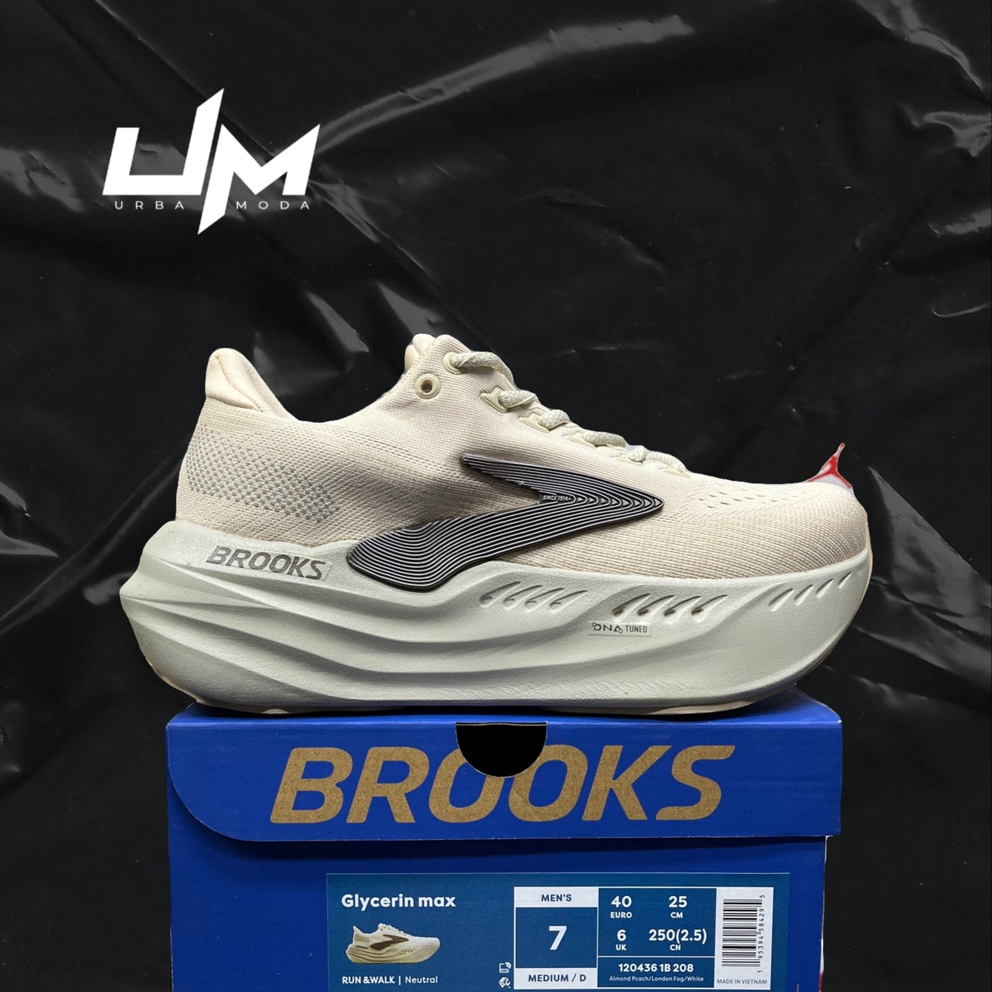 Brooks Glycerin Max Cream Grey