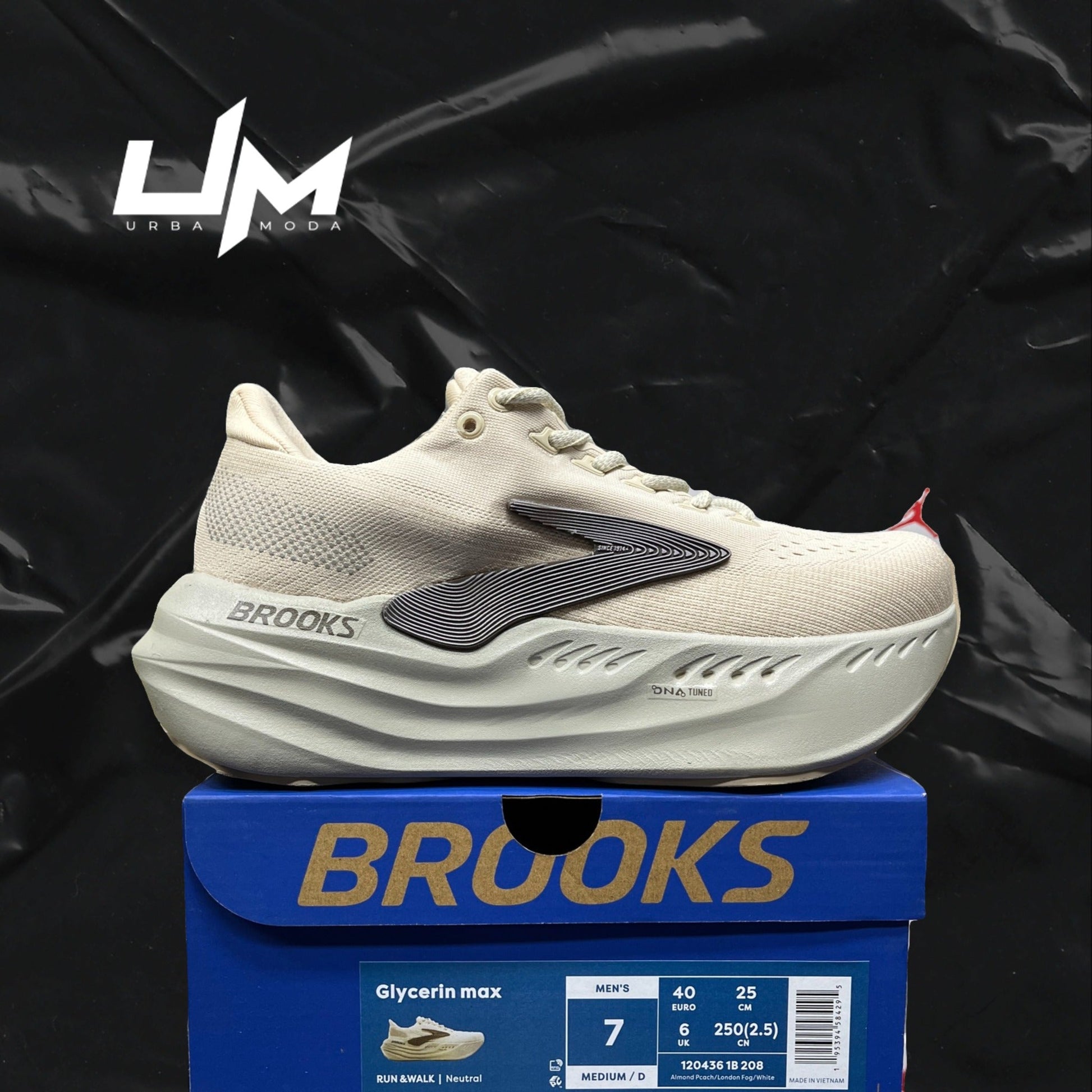 Brooks Glycerin Max Cream Grey