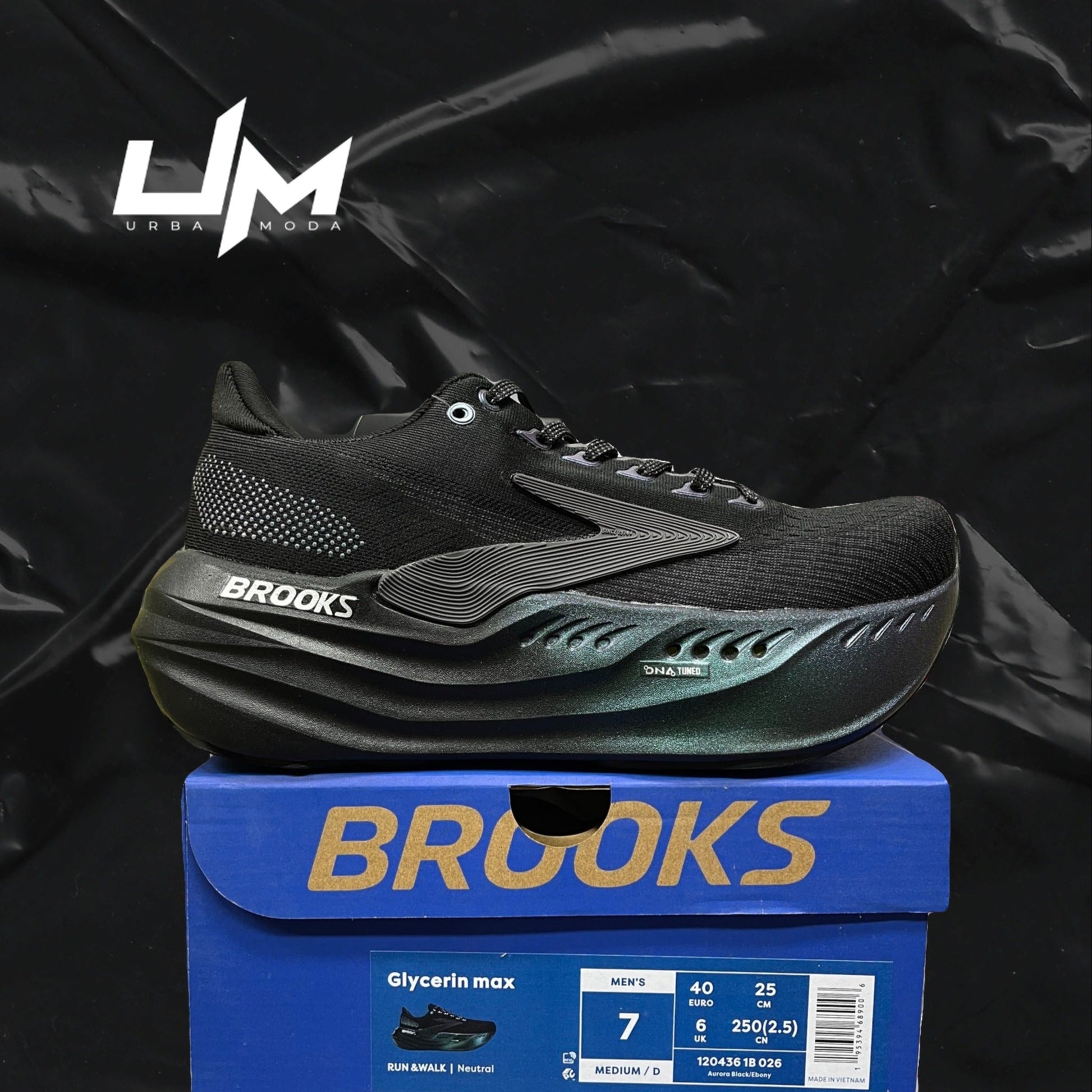 Brooks Glycerin Max Black Green