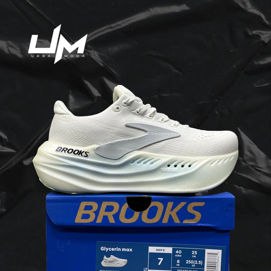 Brooks Glycerin Max White Silver