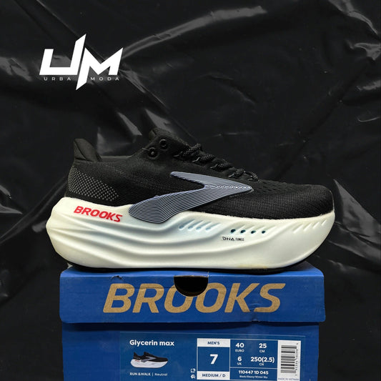 Brooks Glycerin Max Black White Teal