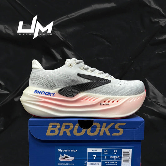 Brooks Glycerin Max White Black Pink