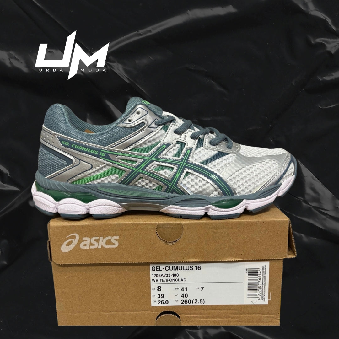 Asics Cumulus 16 White Ironclad