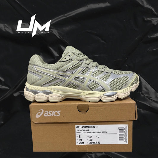 Asics Cumulus 16 Dried Leaf Green