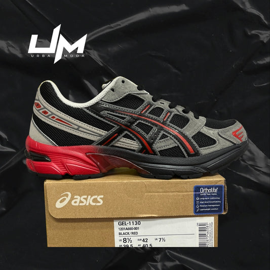 Asics 1130 Black Red Grey