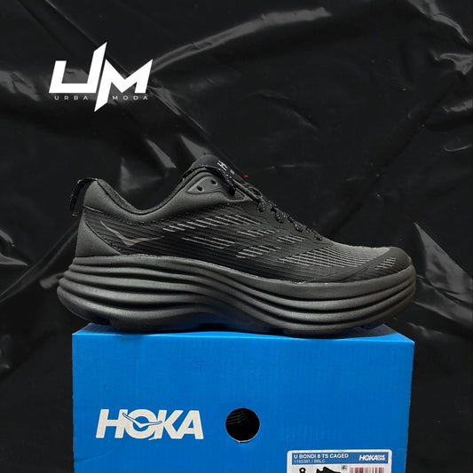 Hoka Bondi 8 TS Caged All Black