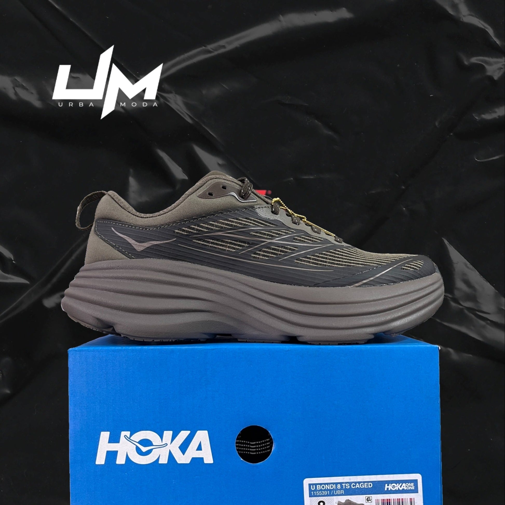 Hoka Bondi 8 TS Caged Grey