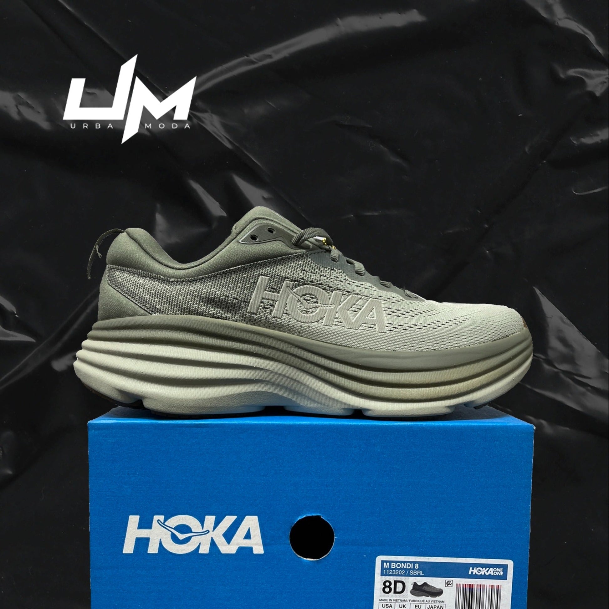 Hoka Bondi 8 Cream Sage