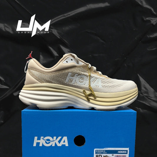 Hoka Bondi 8 Cream Ivory