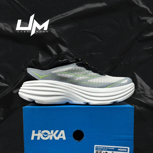 Hoka Bondi 8 TS Caged White Lime