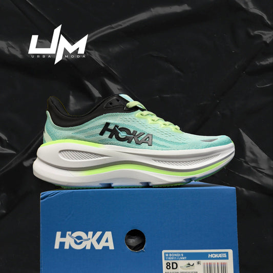 Hoka Bondi 9 White Lime