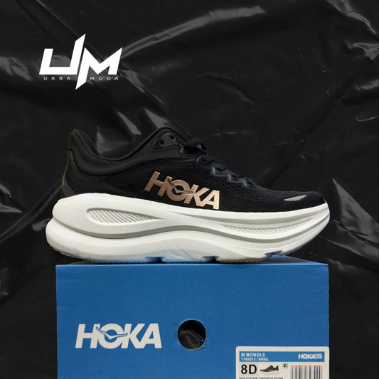 Hoka Bondi 9 White Grey