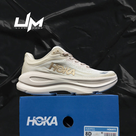 Hoka Bondi 9 Cream White