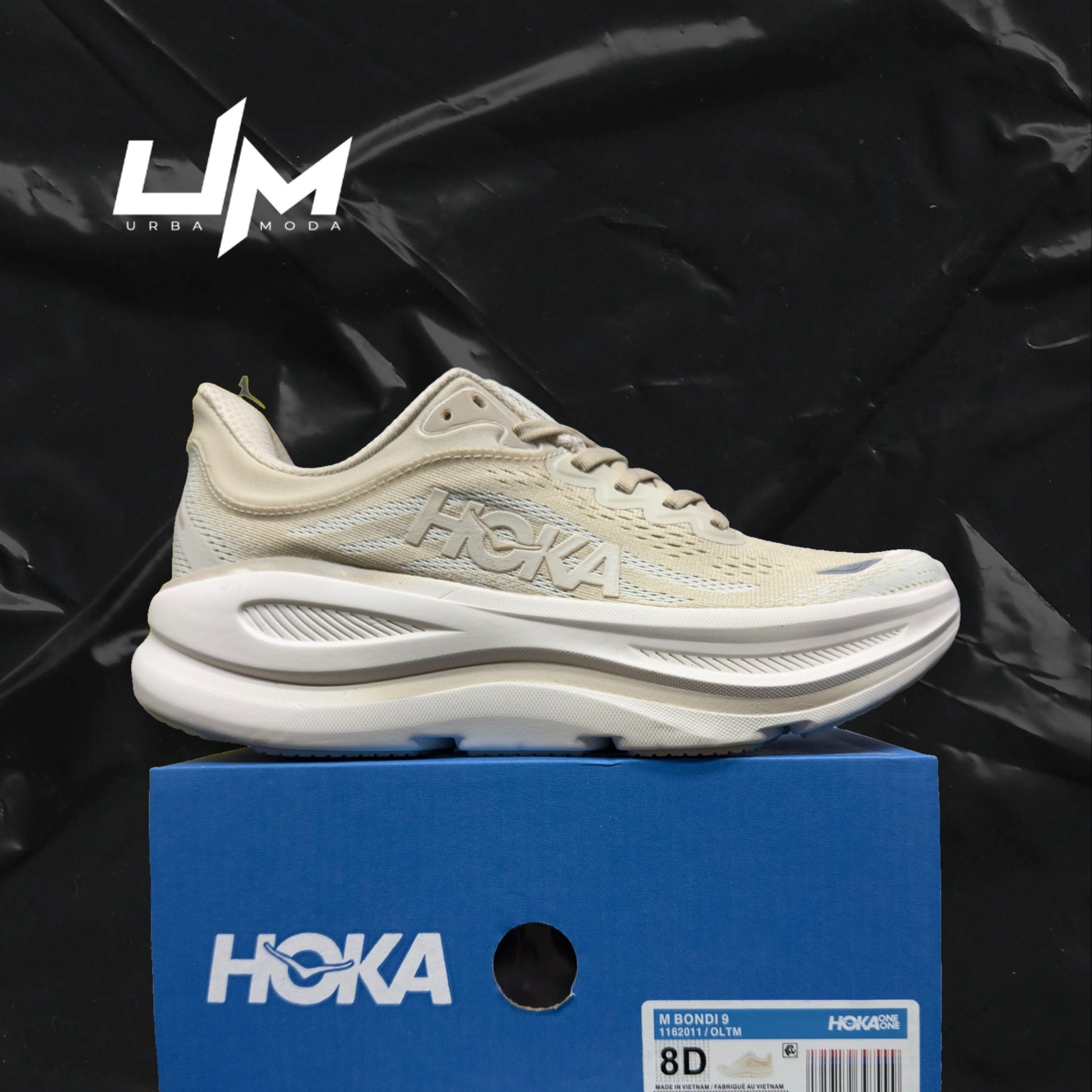 Hoka Bondi 9 Cream Beige