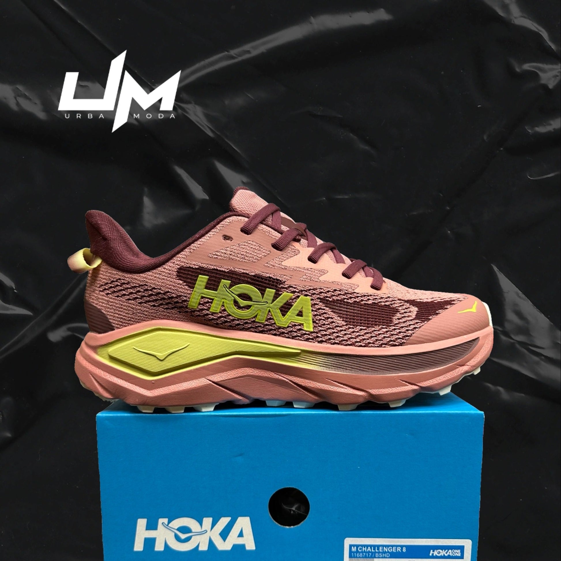 Hoka Challenger 8 Burgundy Pink