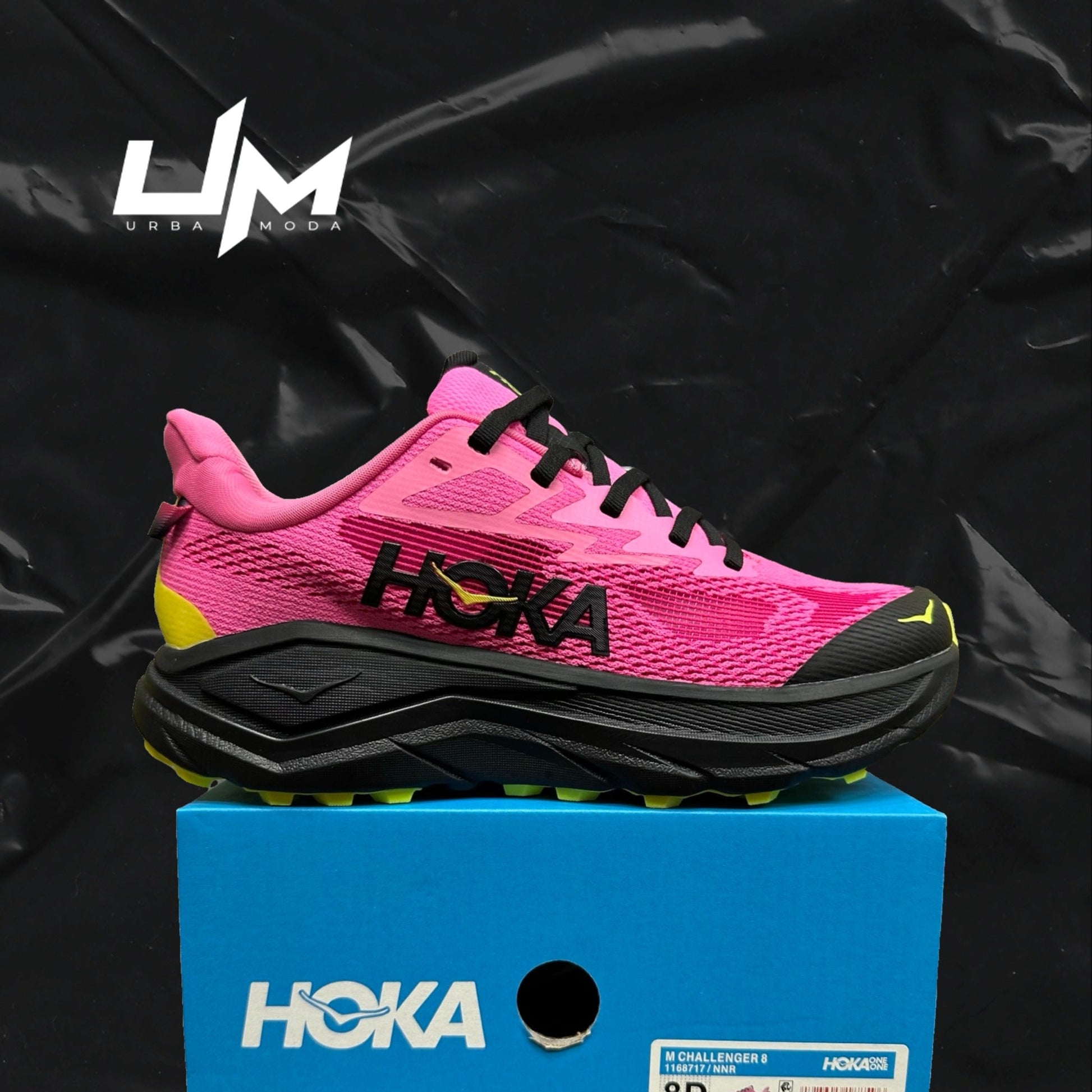 Hoka Challenger 8 Pink Black