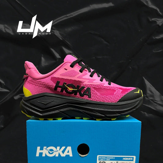Hoka Challenger 8 Pink Black