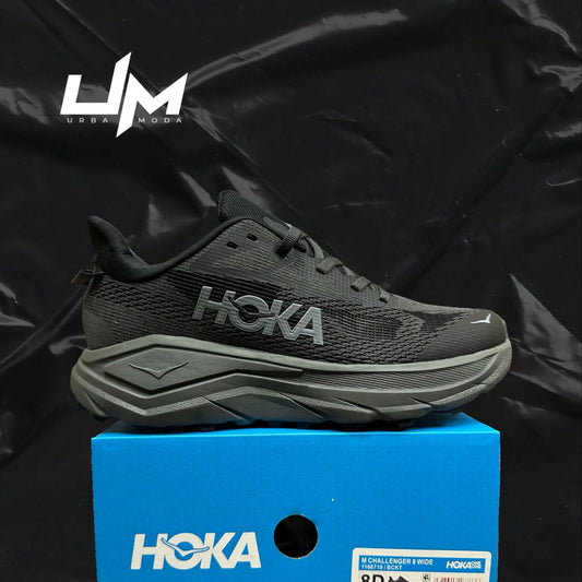 Hoka Challenger 8 Wide Grey Black