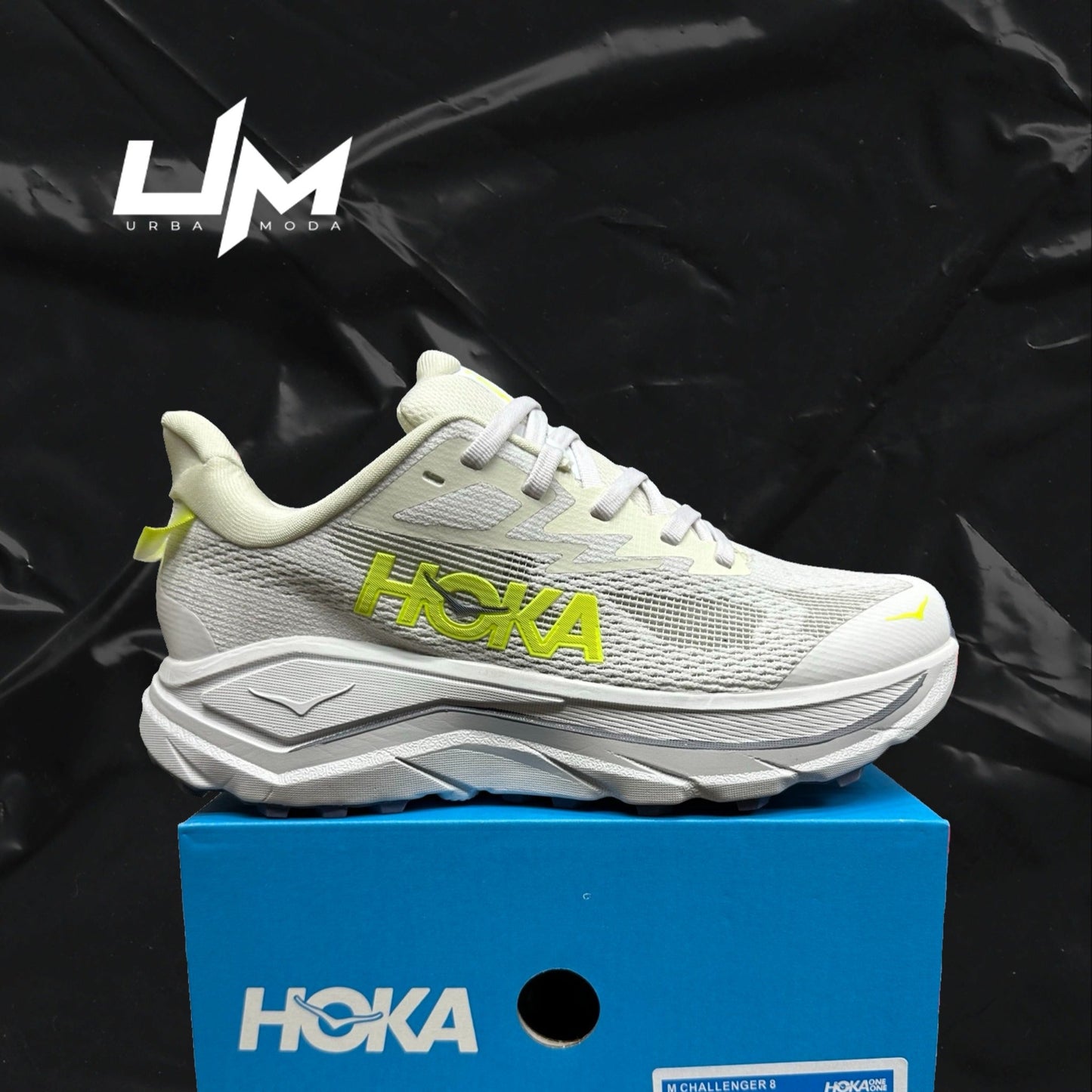 Hoka Challenger 8 White Lime