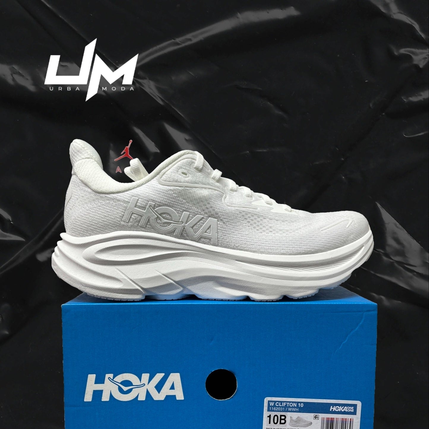 Hoka Clifton 10 All White