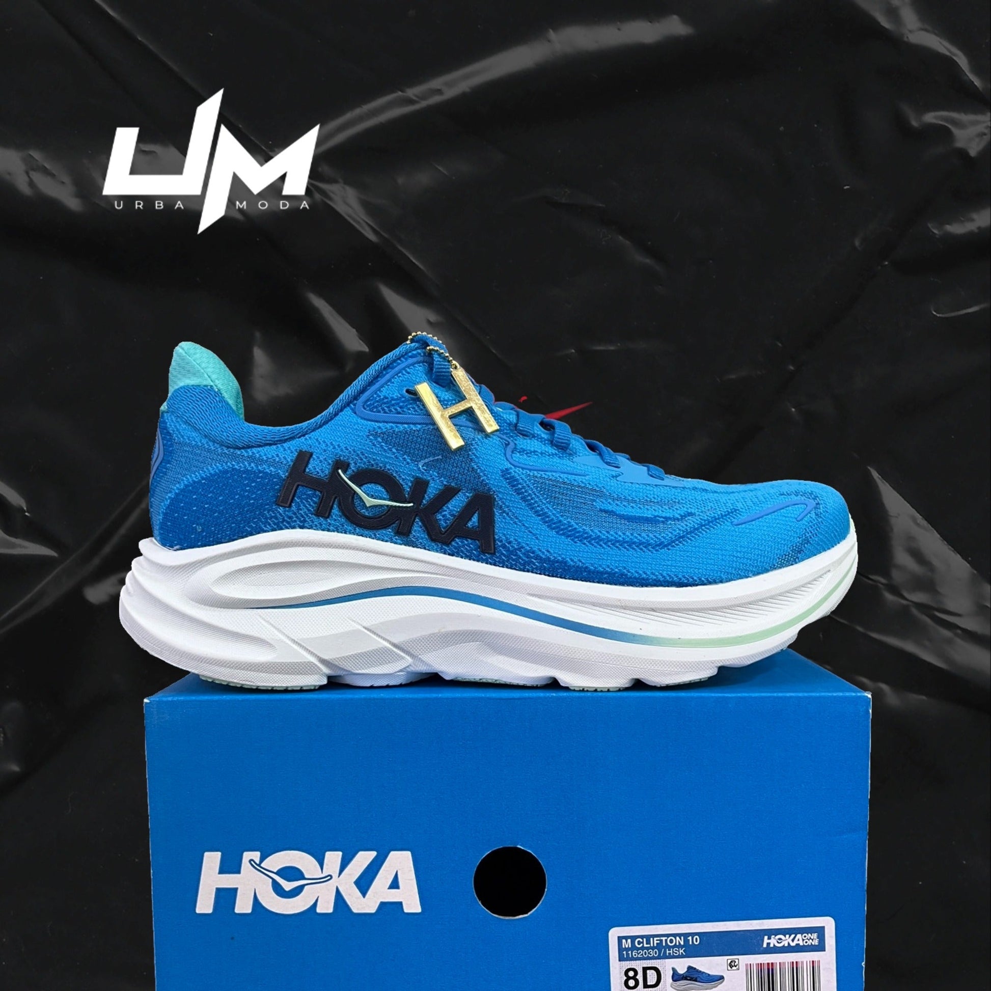 Hoka Clifton 10 White Blue