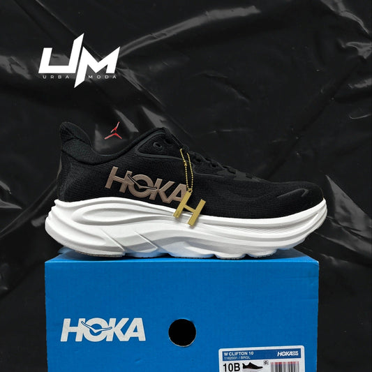 Hoka Clifton 10 Black Gold