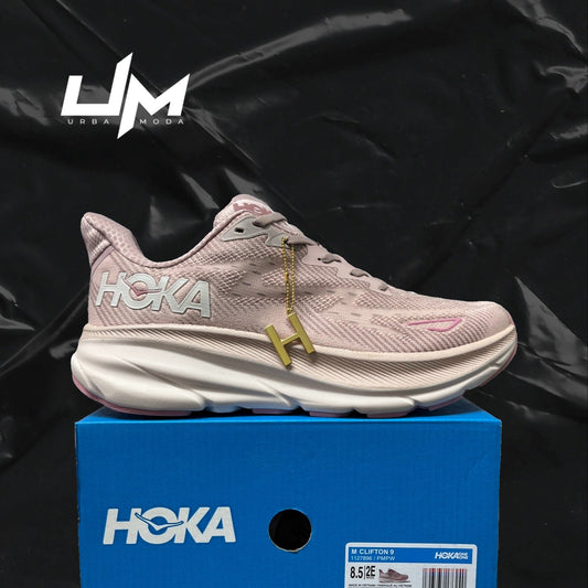 Hoka Clifton 9 Pink White