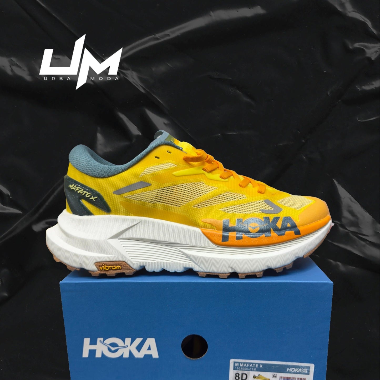 Hoka Mafate X Yellow Orange