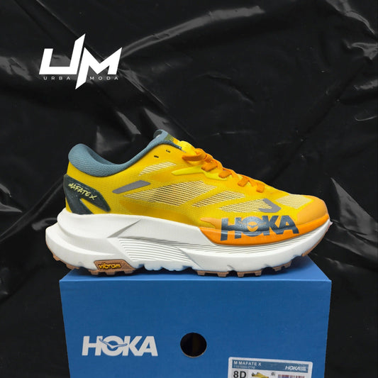 Hoka Mafate X Yellow Orange