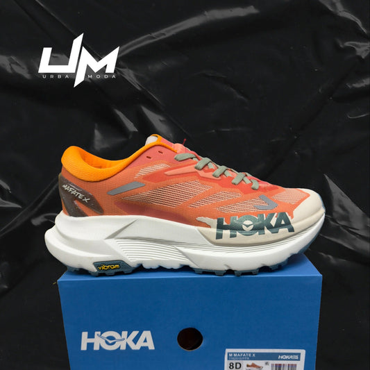 Hoka Mafate X Cream Orange