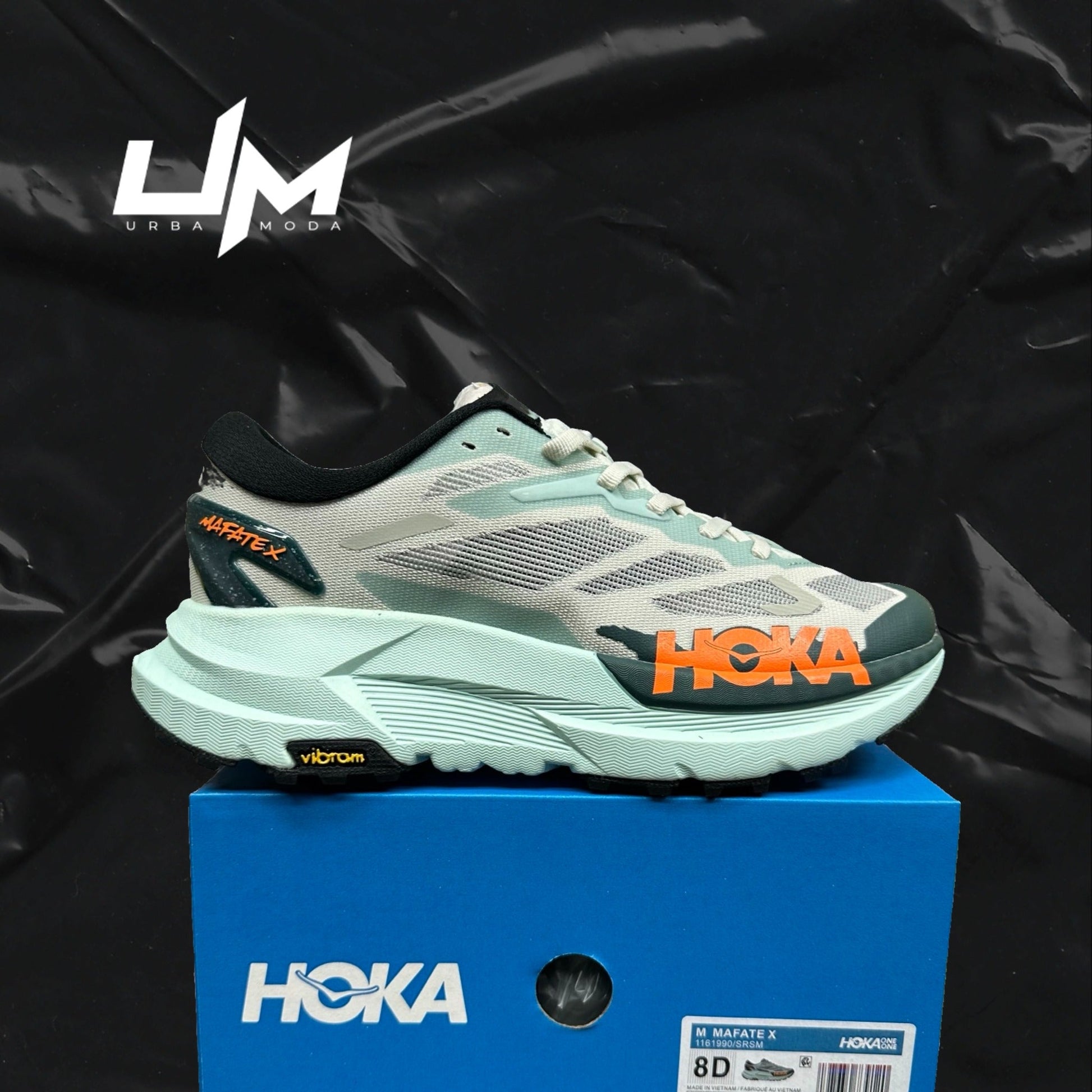 Hoka Mafate X Mint Orange