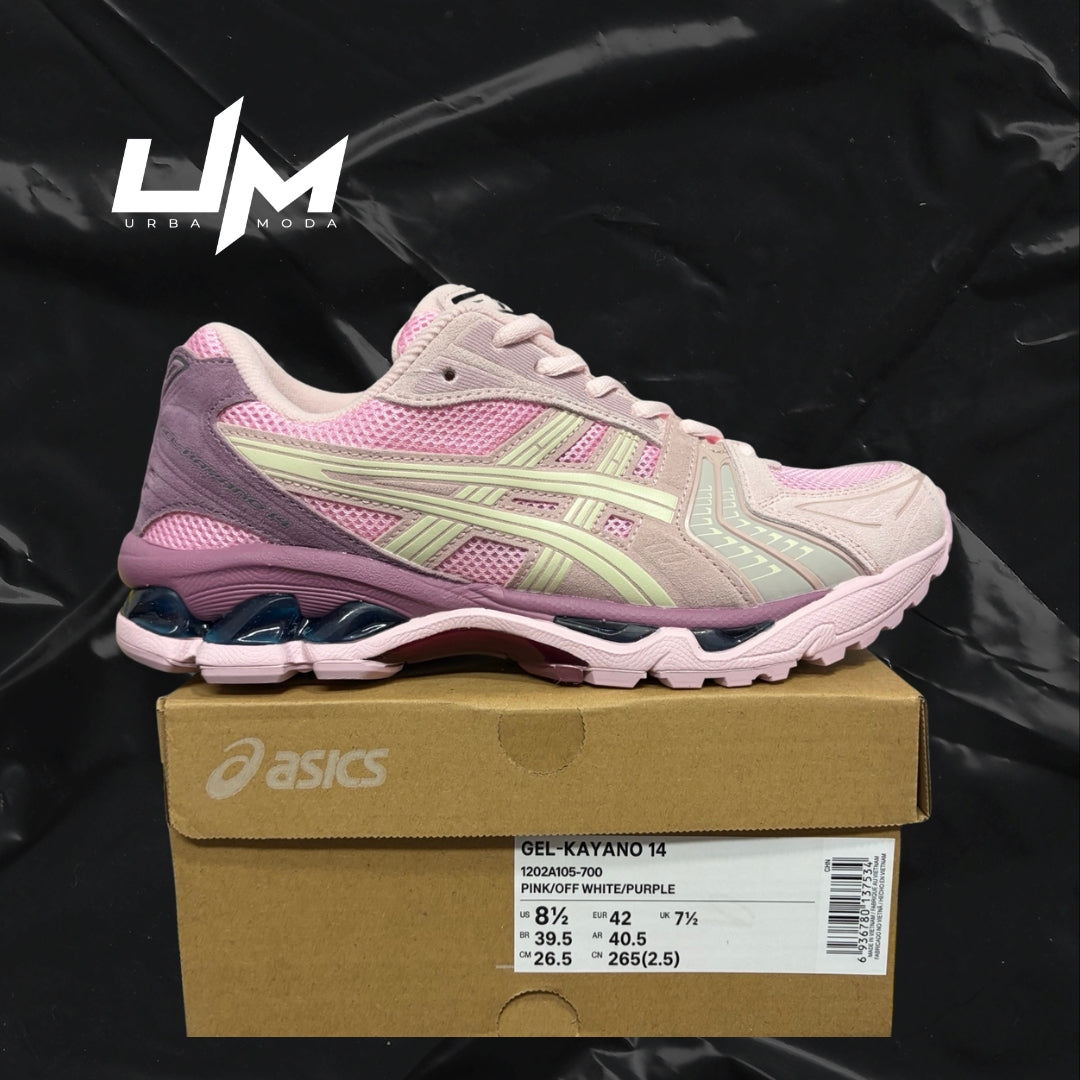 Asics Kayano 14 Pink Off White Purple