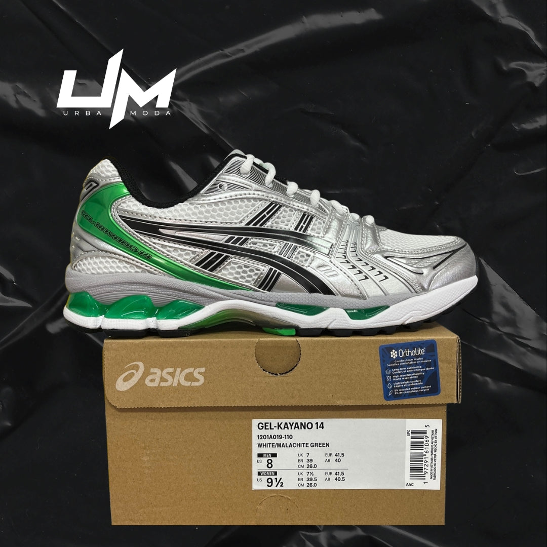Asics Kayano 14 White Malachite Green