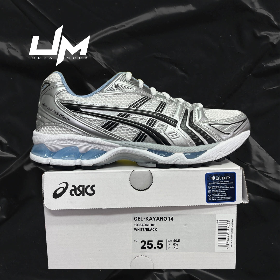 Asics Kayano 14 White Black