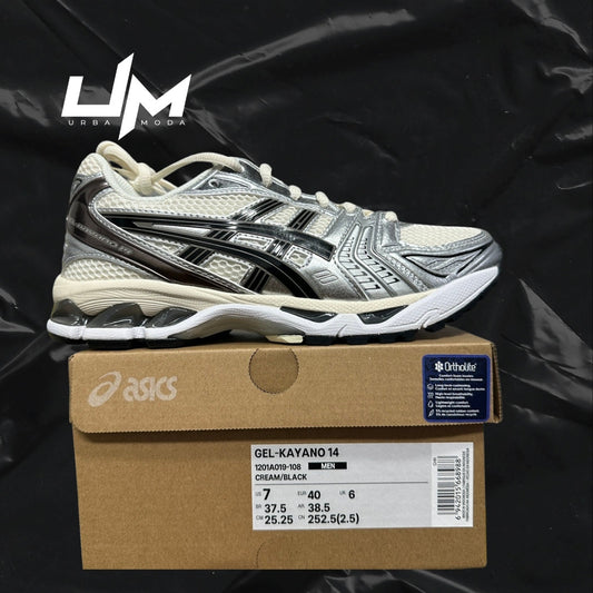Asics Kayano 14 Cream Black