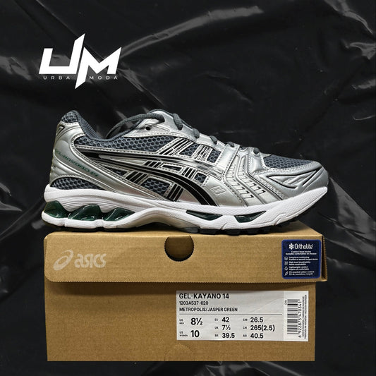 Asics Kayano 14 Metropolis Jasper Green
