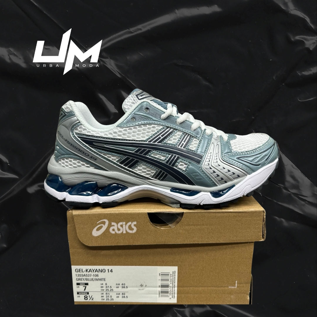 Asics Kayano 14 Grey Blue White