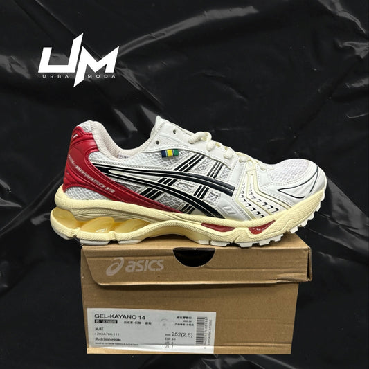 Asics Kayano 14 Cream Red Yellow