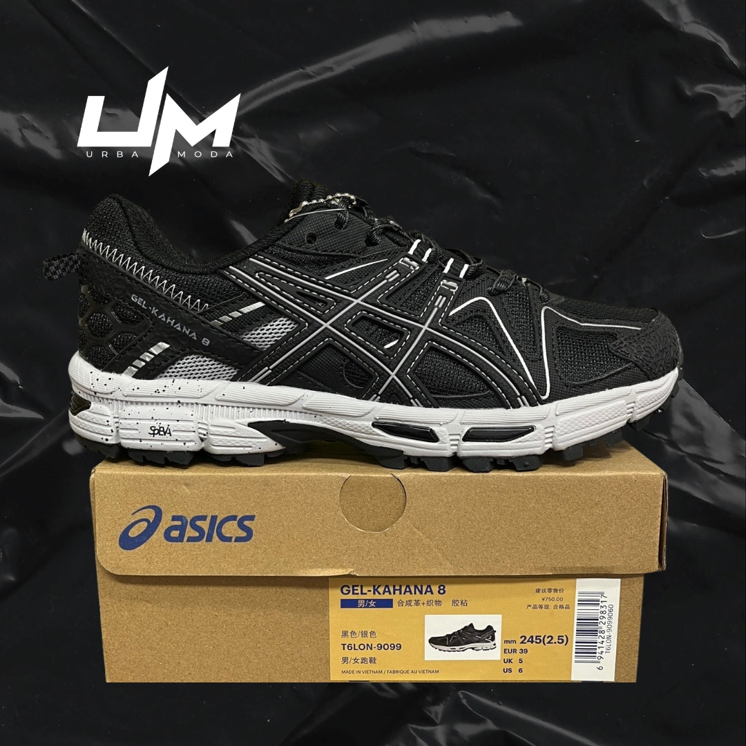 Asics Kahana 8 Black White Silver