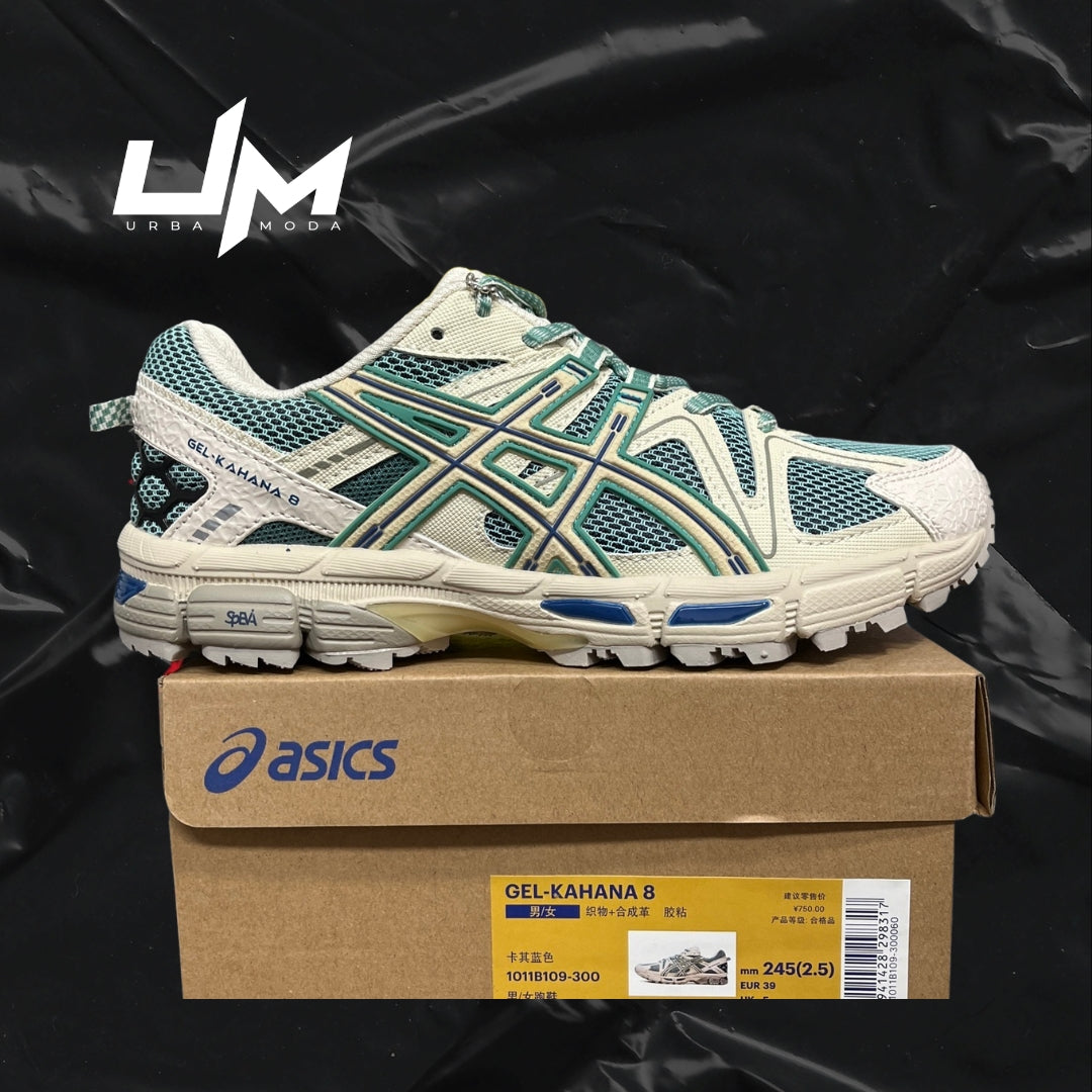 Asics Kahana 8 Cream Teal Green