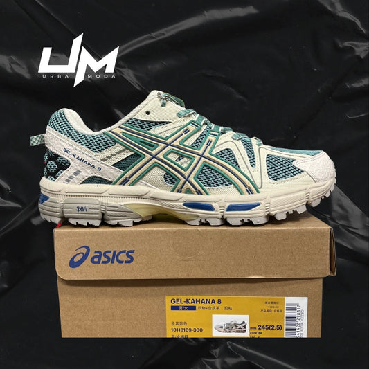 Asics Kahana 8 Cream Teal Green
