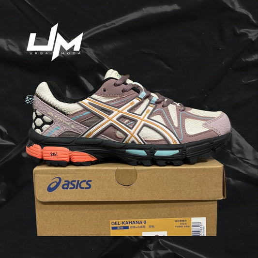 Asics Kahana 8 Mauve Orange Teal