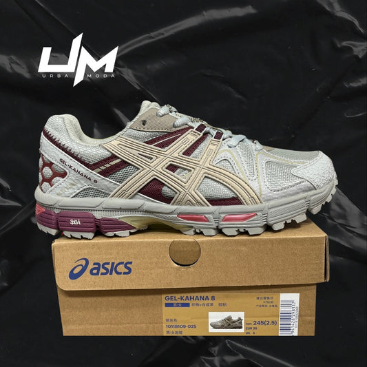 Asics Kahana 8 Cream Burgundy Pink