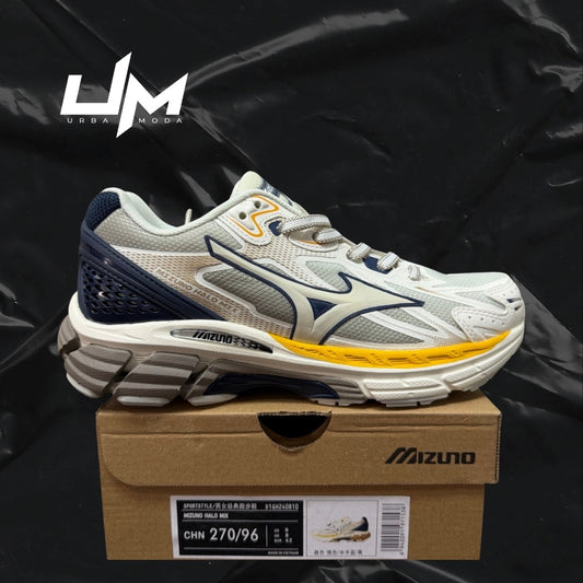 Mizuno Halo Mix Cream Navy Yellow