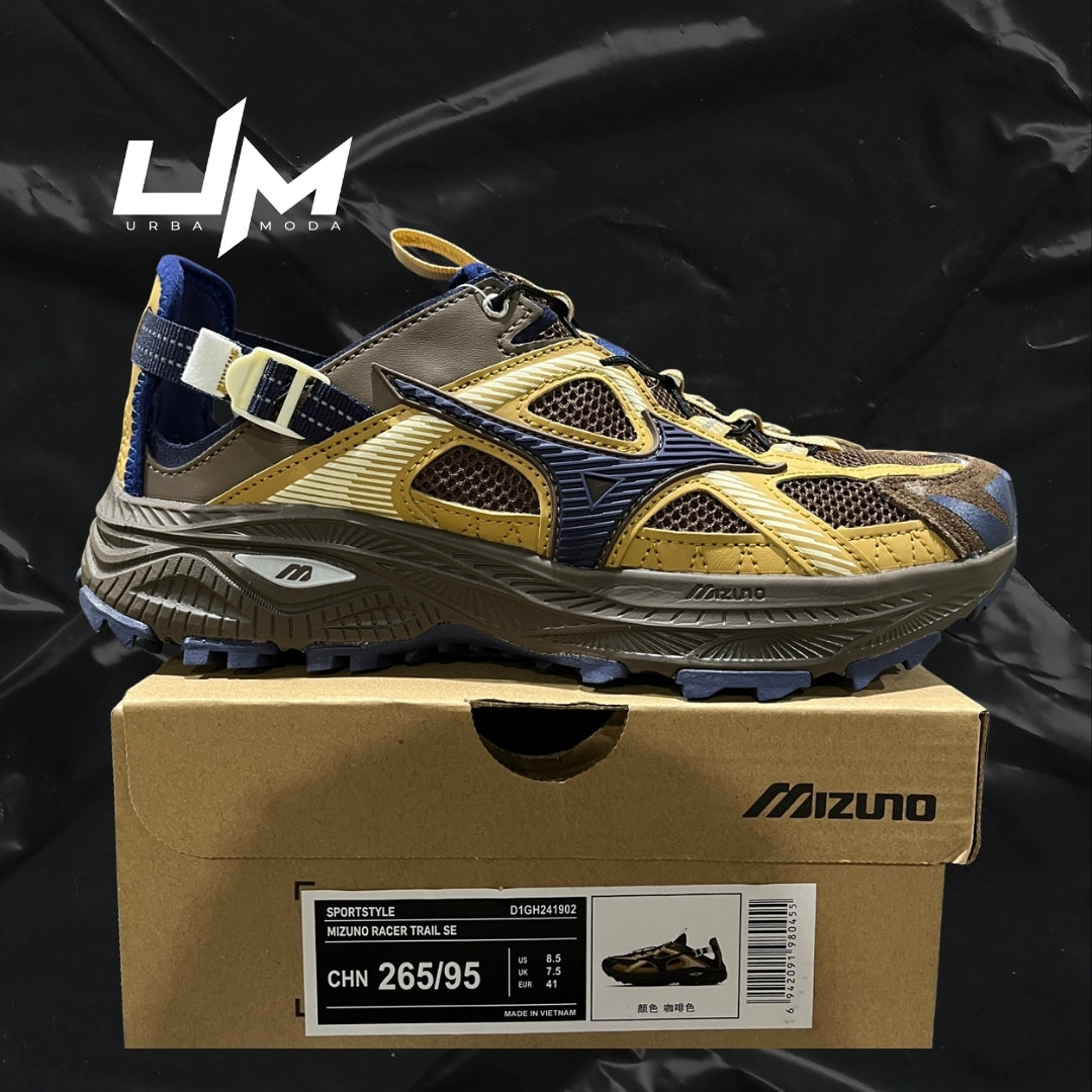 Mizuno Racer Trail SE Gold Navy Brown