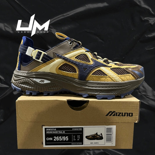 Mizuno Racer Trail SE Gold Navy Brown